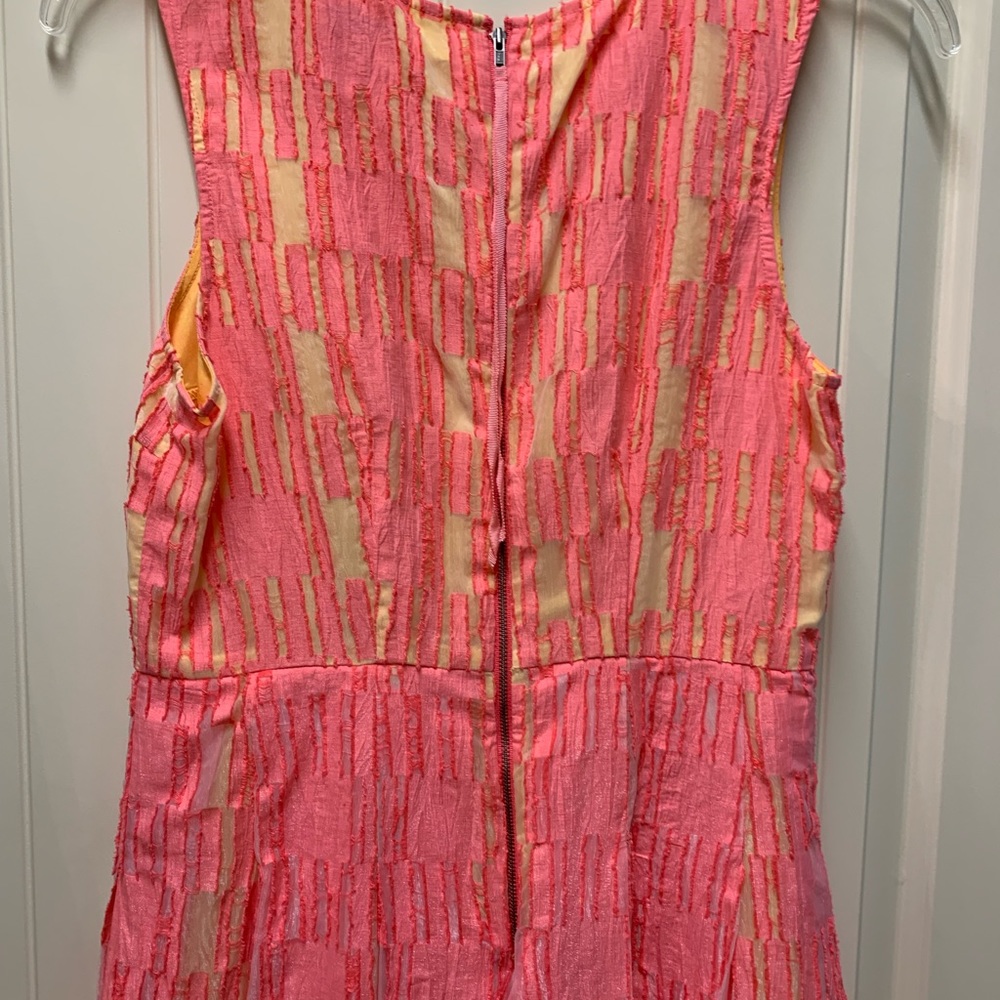 Tracy Reese dress peach & yellow - Picture 7 of 10